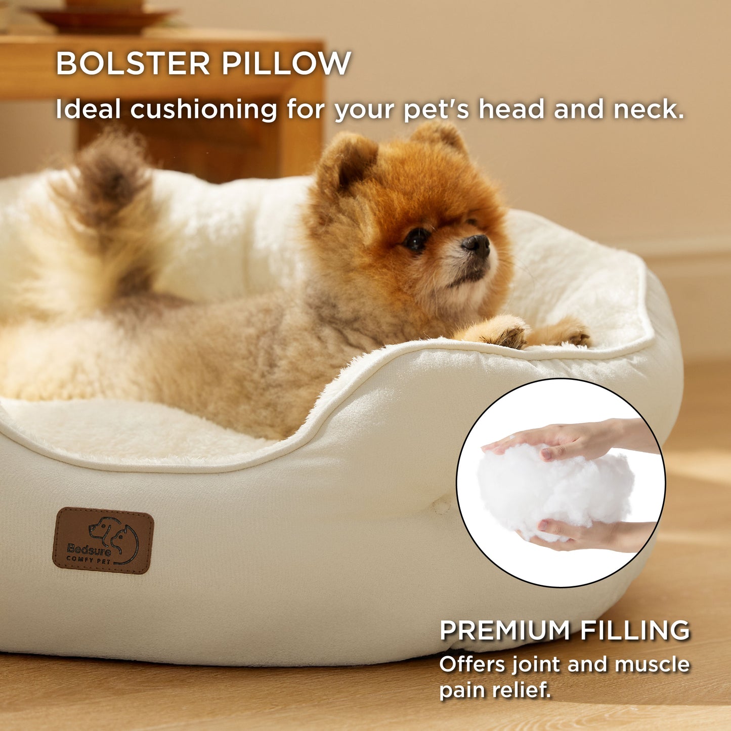 Rundes Flanell-Katzenbett