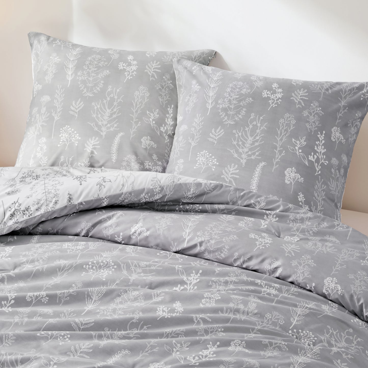 Floral Steppdecken-Set