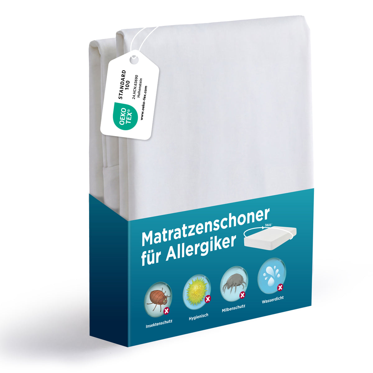 Wasserdichter Matratzenschoner mit Milbenschutz