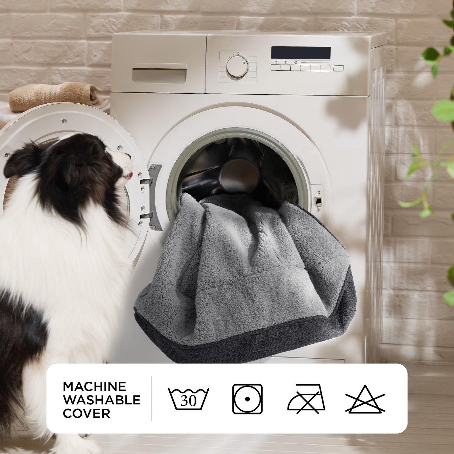 Stützende Hundecouch