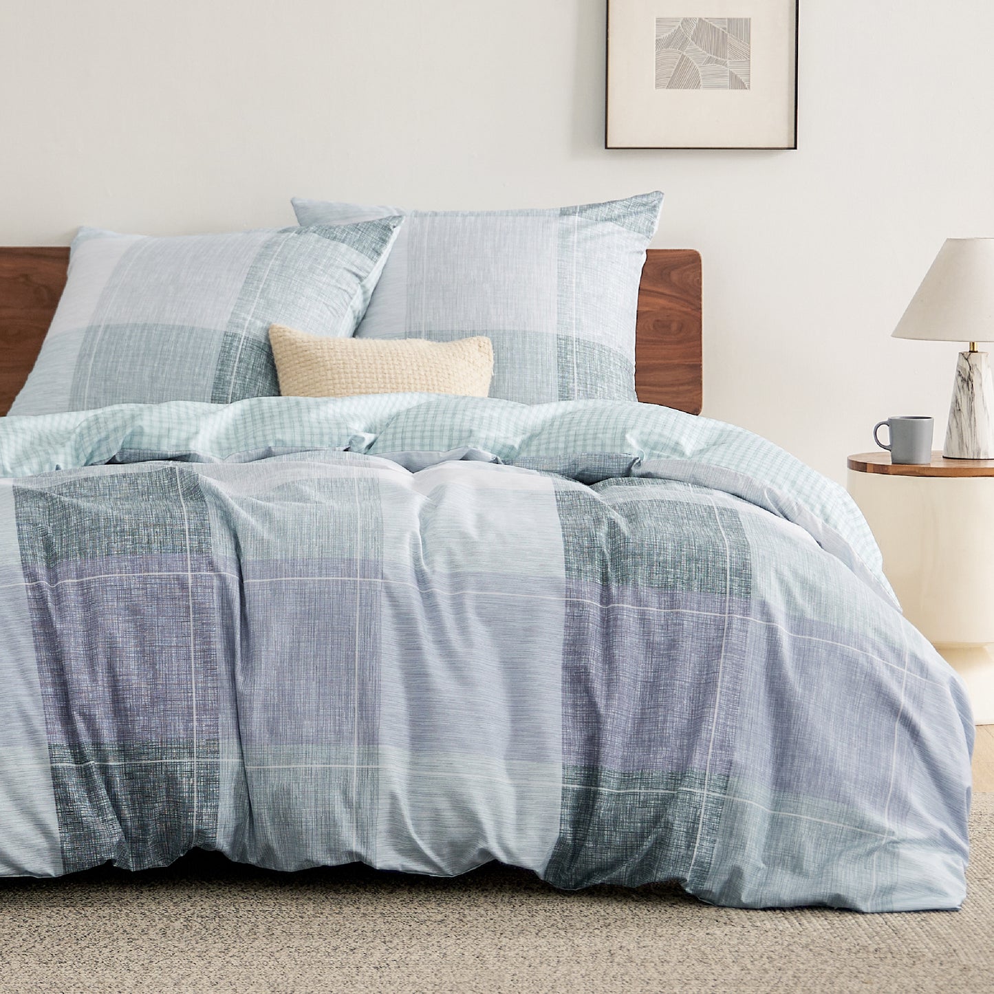 Polyester Mikrofaser Bettwäsche Set Mit Muster