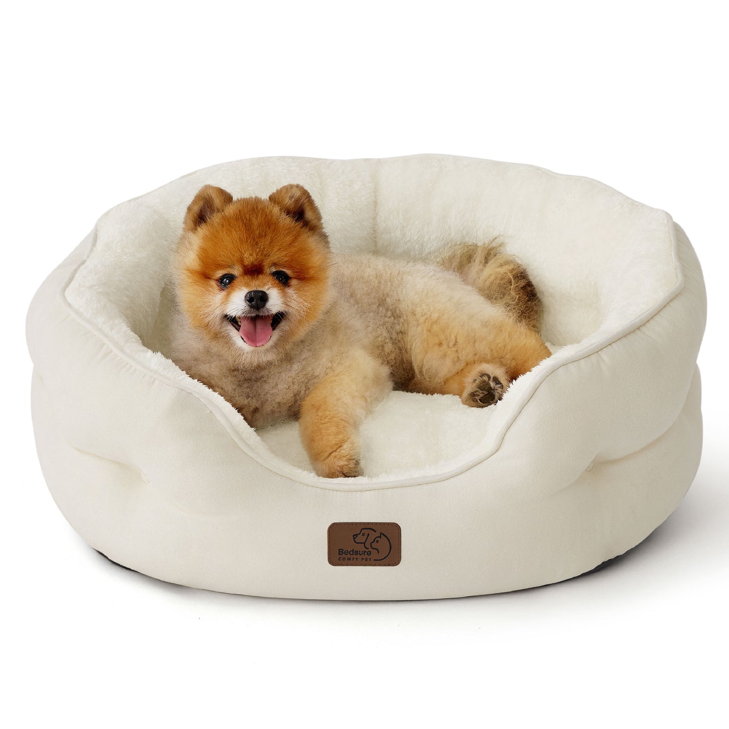 Rundes Flanell-Katzenbett