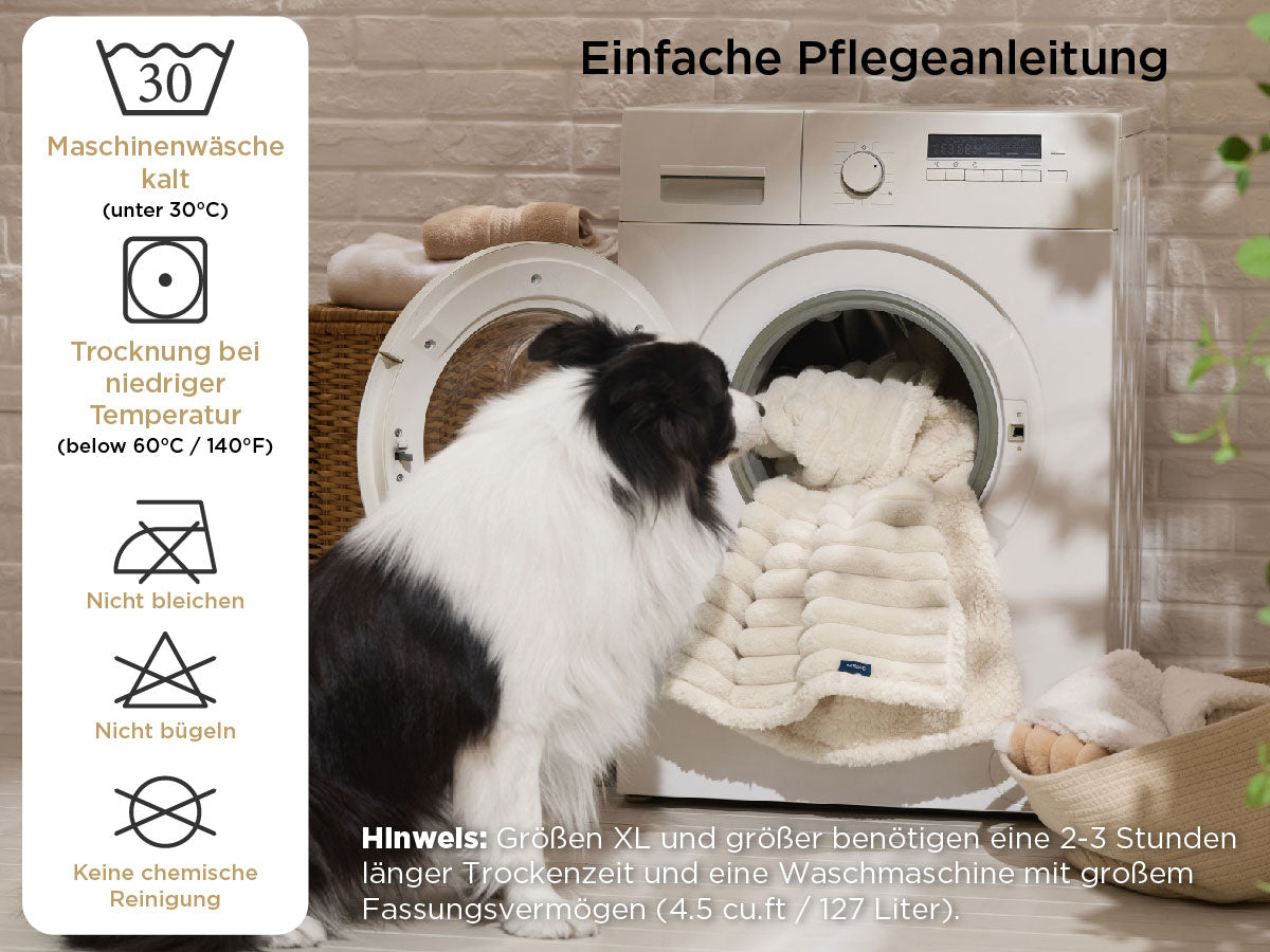 Haustierdecke aus Cord-Fleece