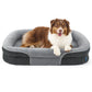 Ovales Hundekissenmit Nackenrolle