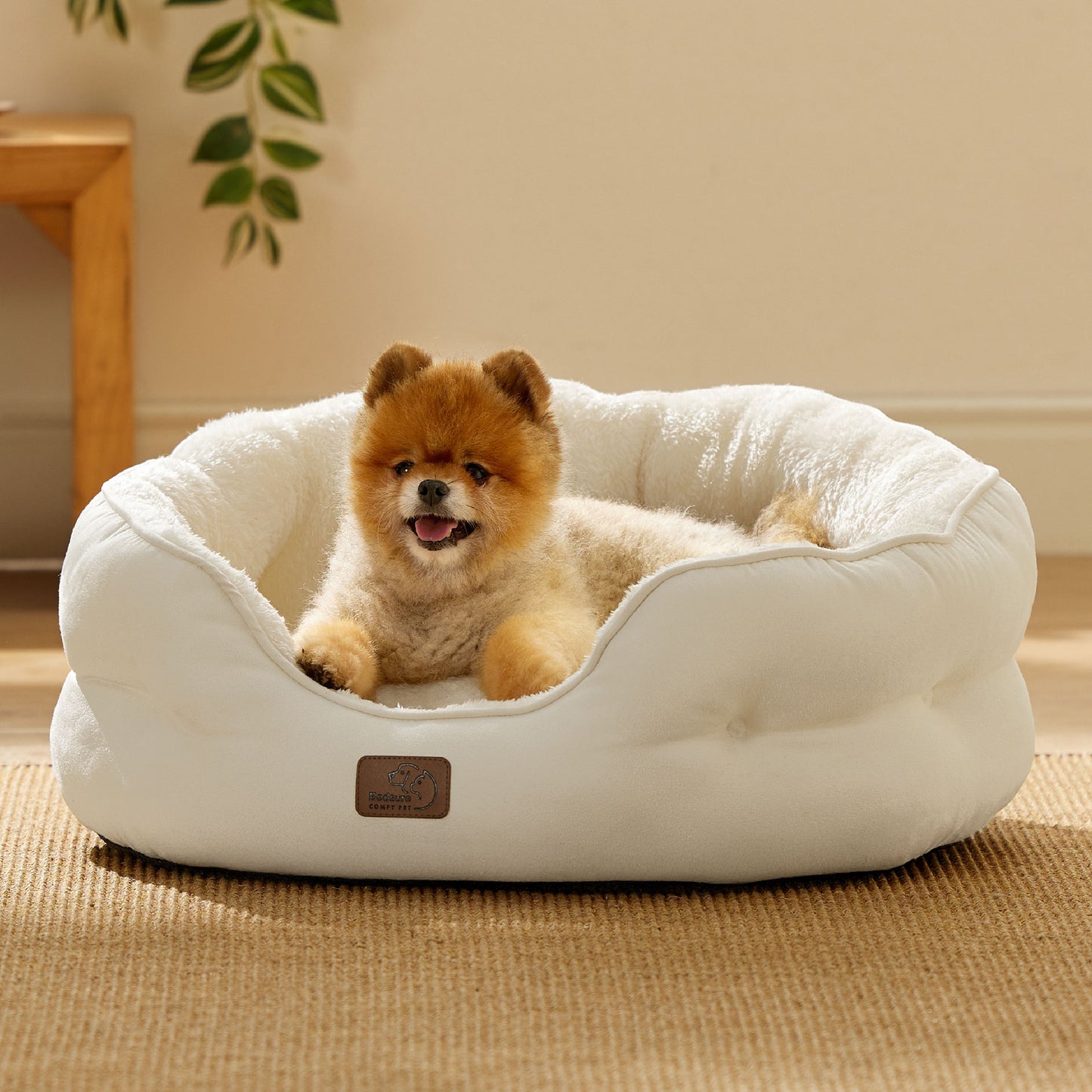 Rundes Flanell-Katzenbett