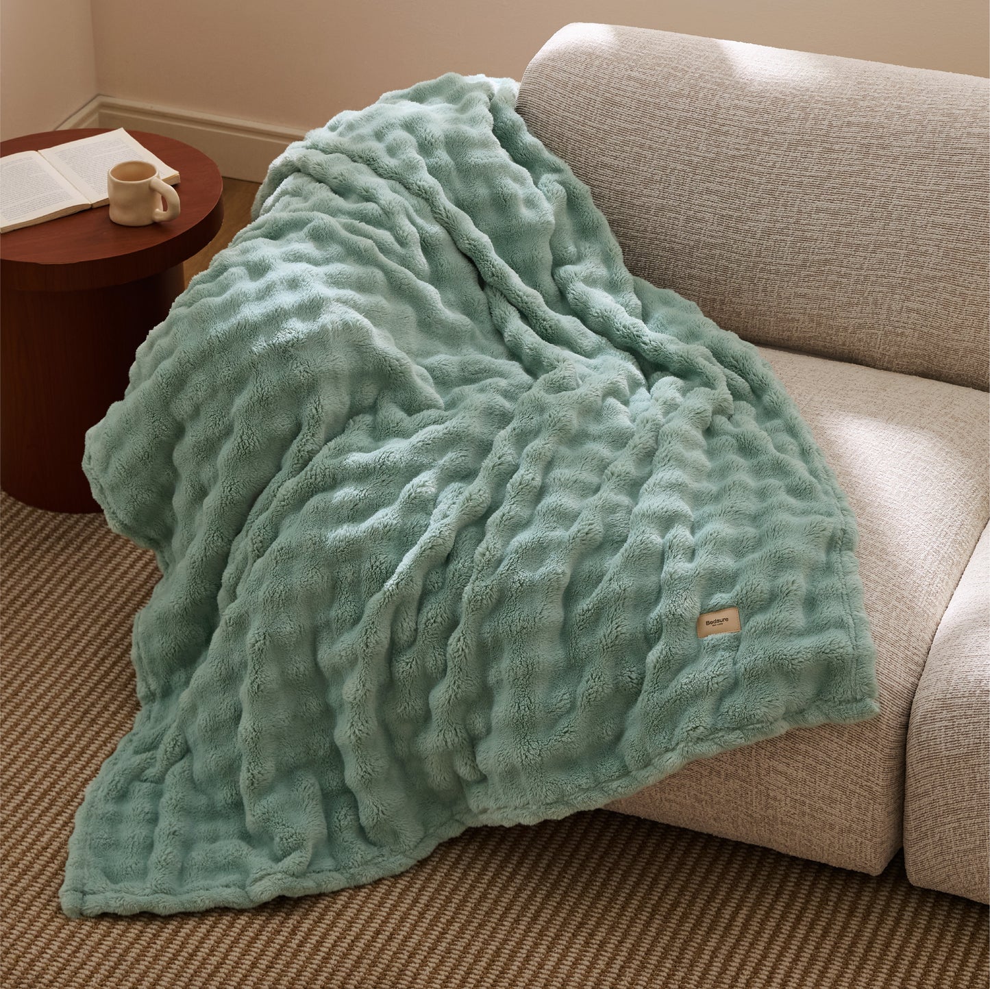 Wolkenweich Bubble Kuscheldecke