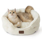 Rundes Flanell-Katzenbett