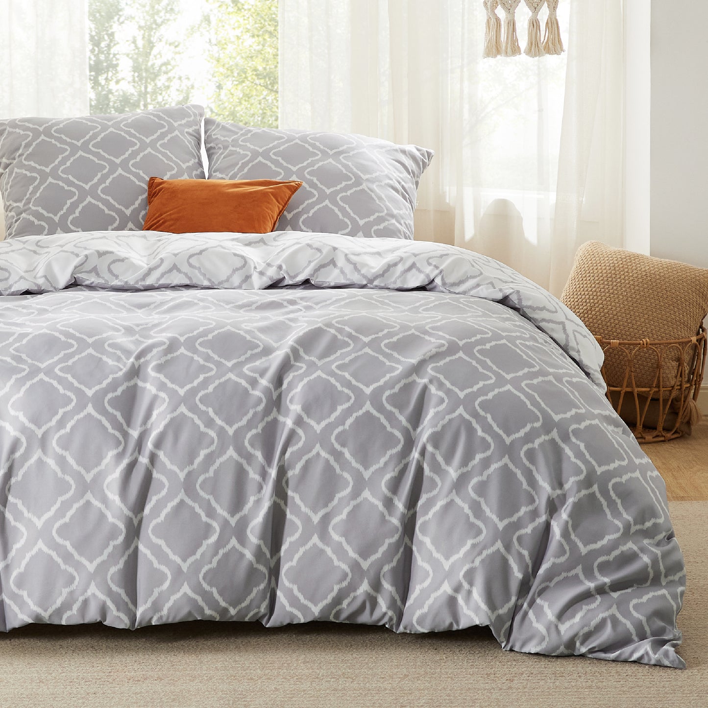 Polyester Mikrofaser Bettwäsche Set Mit Muster
