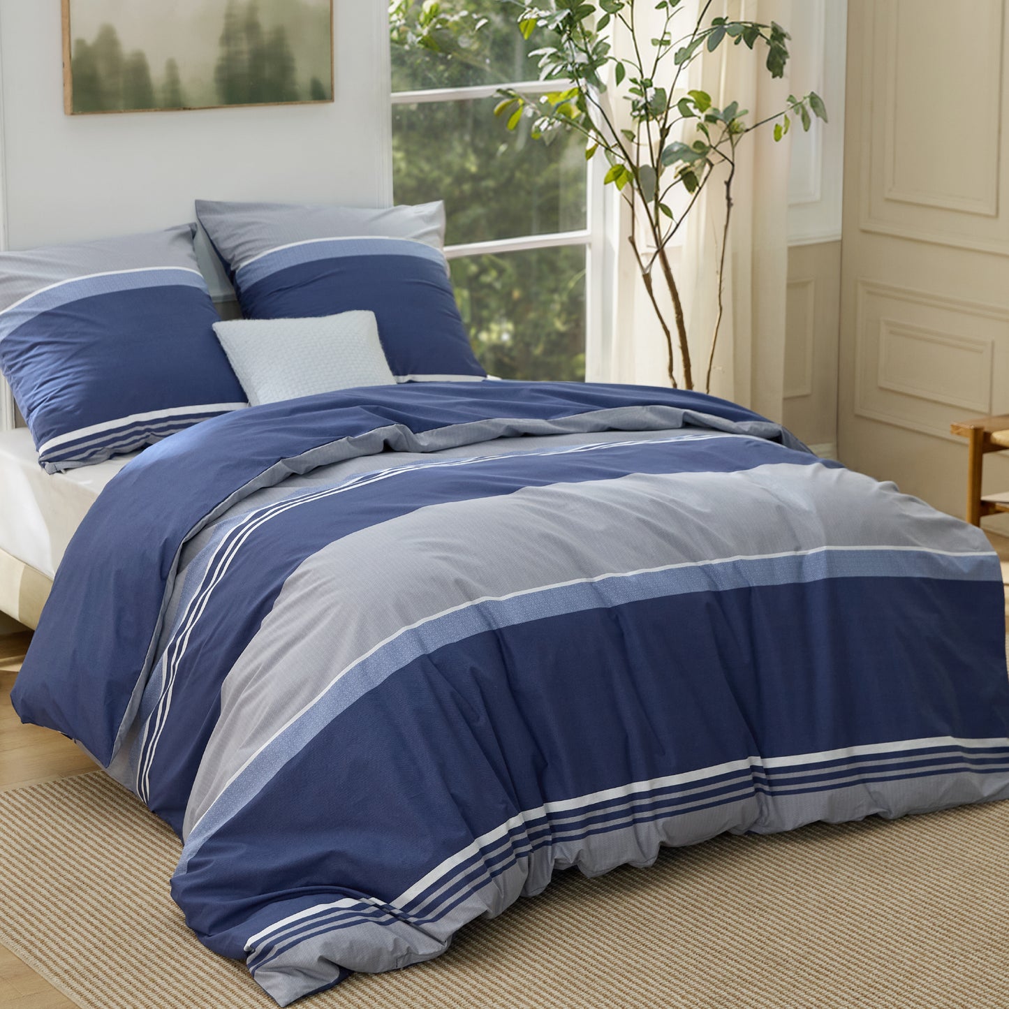 100% Baumwolle Bettwäsche Set Mit Muster