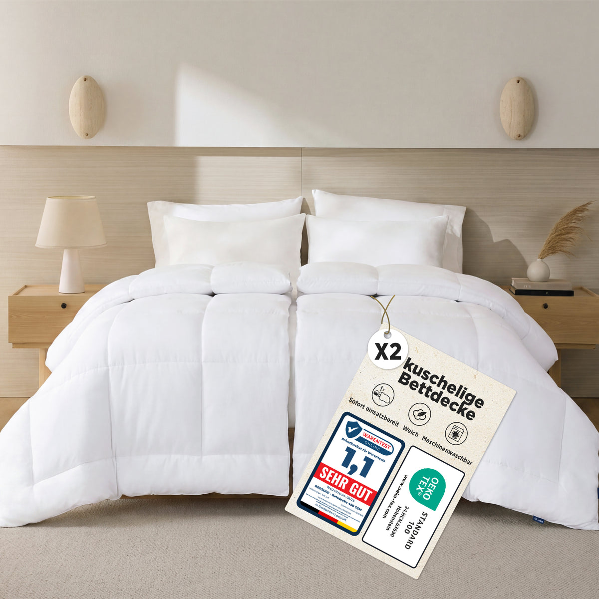 Mikrofaser Ganzjahresdecke