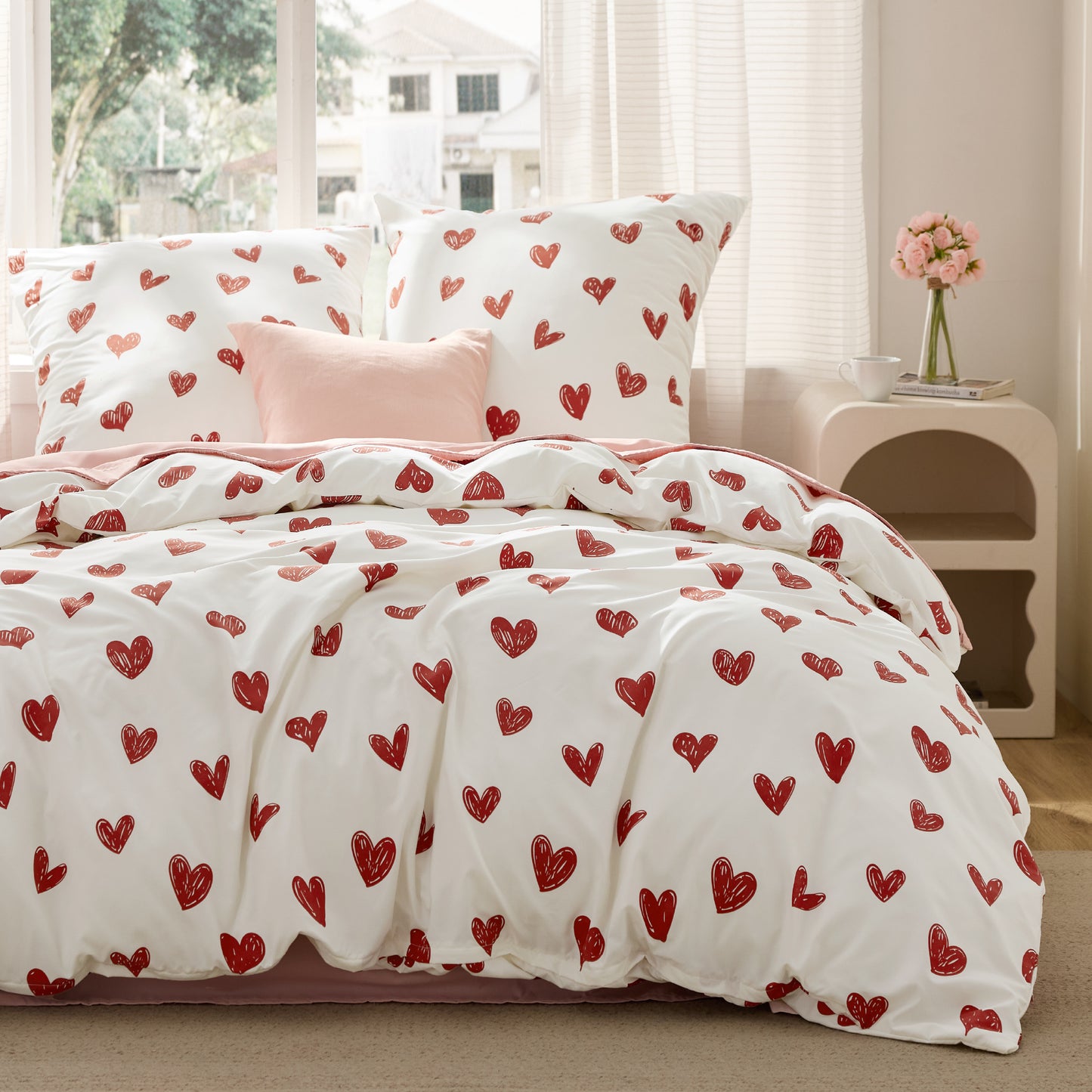 Polyester Mikrofaser Bettwäsche Set Mit Muster