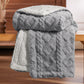 Sherpa Kuscheldecke für Sofa