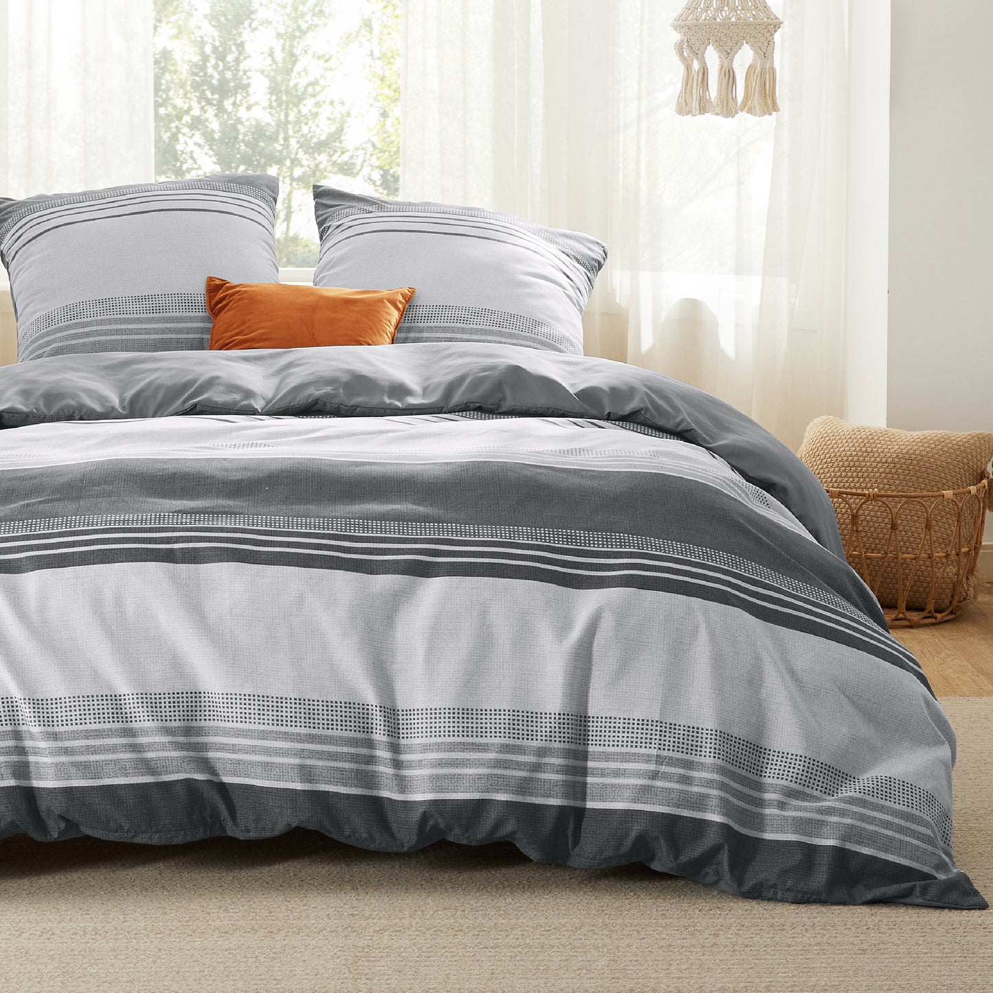 Polyester Mikrofaser Bettwäsche Set Mit Muster