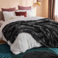 Flauschige Kunstfell Decke