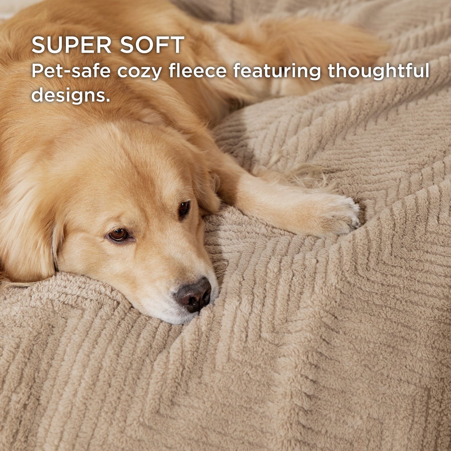 Jacquard Fleece Haustierdeckecke