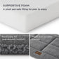 Fleece-Schaumstoff-Haustiermatte