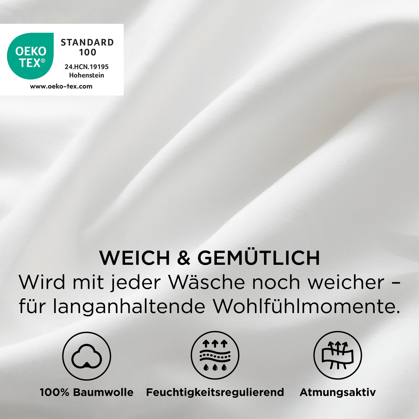 Kissenbezüge aus 100% Perkal-Baumwolle