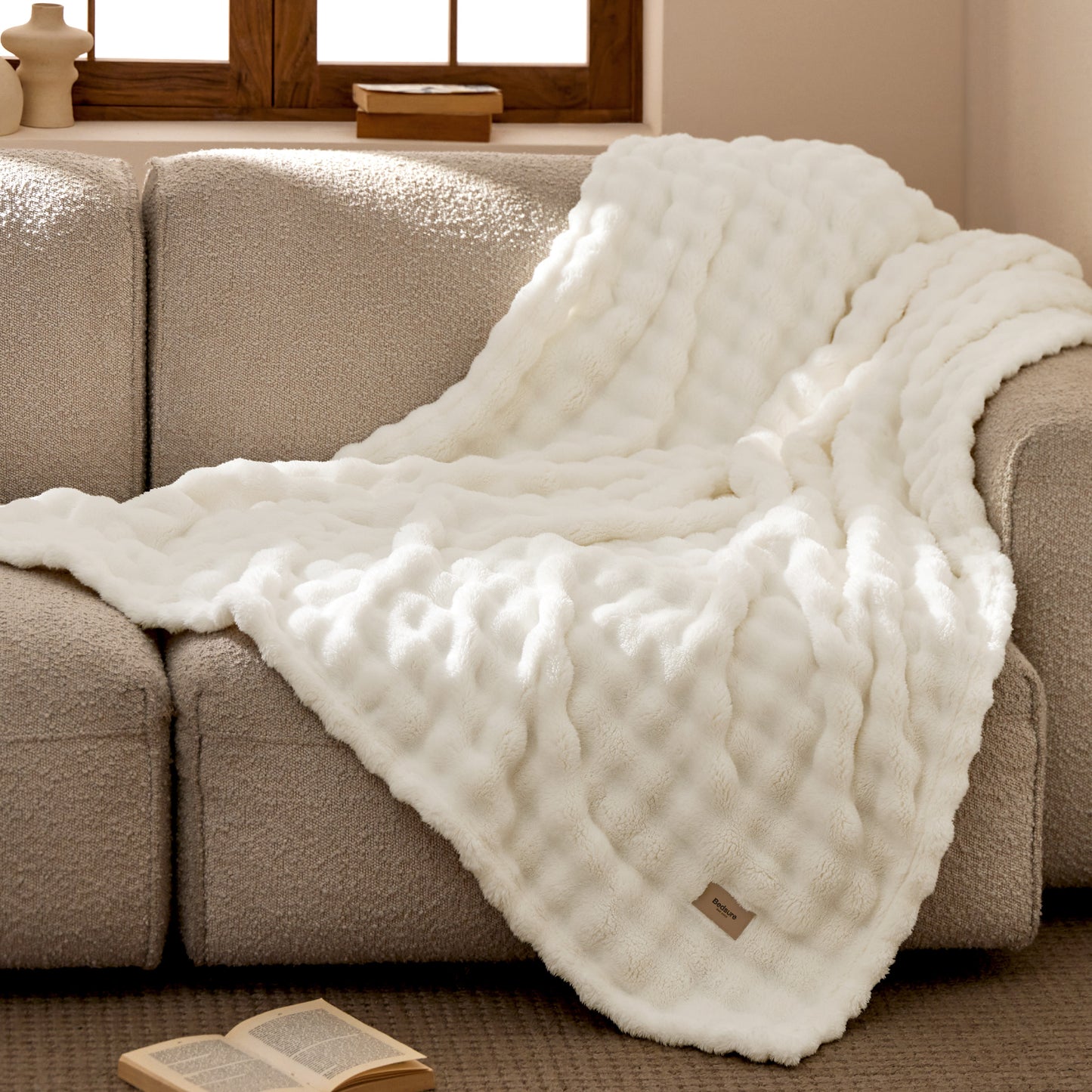 Wolkenweich Bubble Kuscheldecke