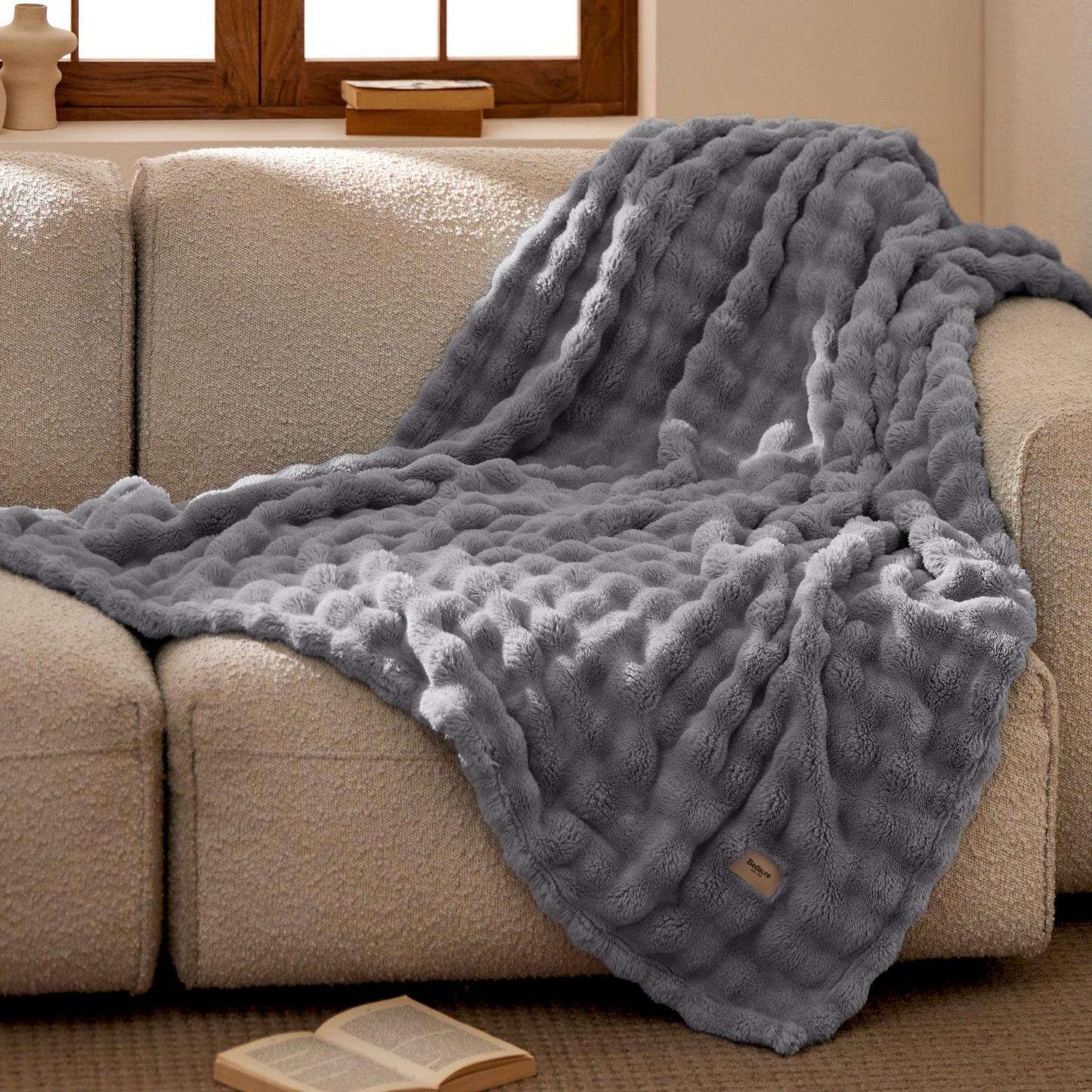 Wolkenweich Bubble Kuscheldecke
