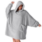Sherpa Hoodie Decke mit Ärmeln