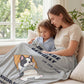 Bedruckte Flanell-Fleece-Decke Zum Verschenken