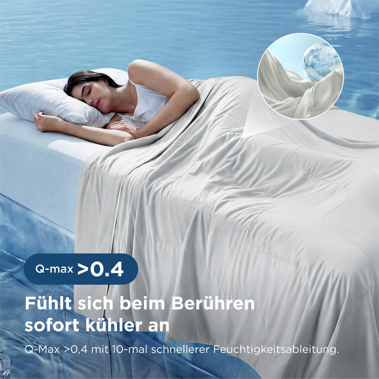 Kühlende Sommerdecke