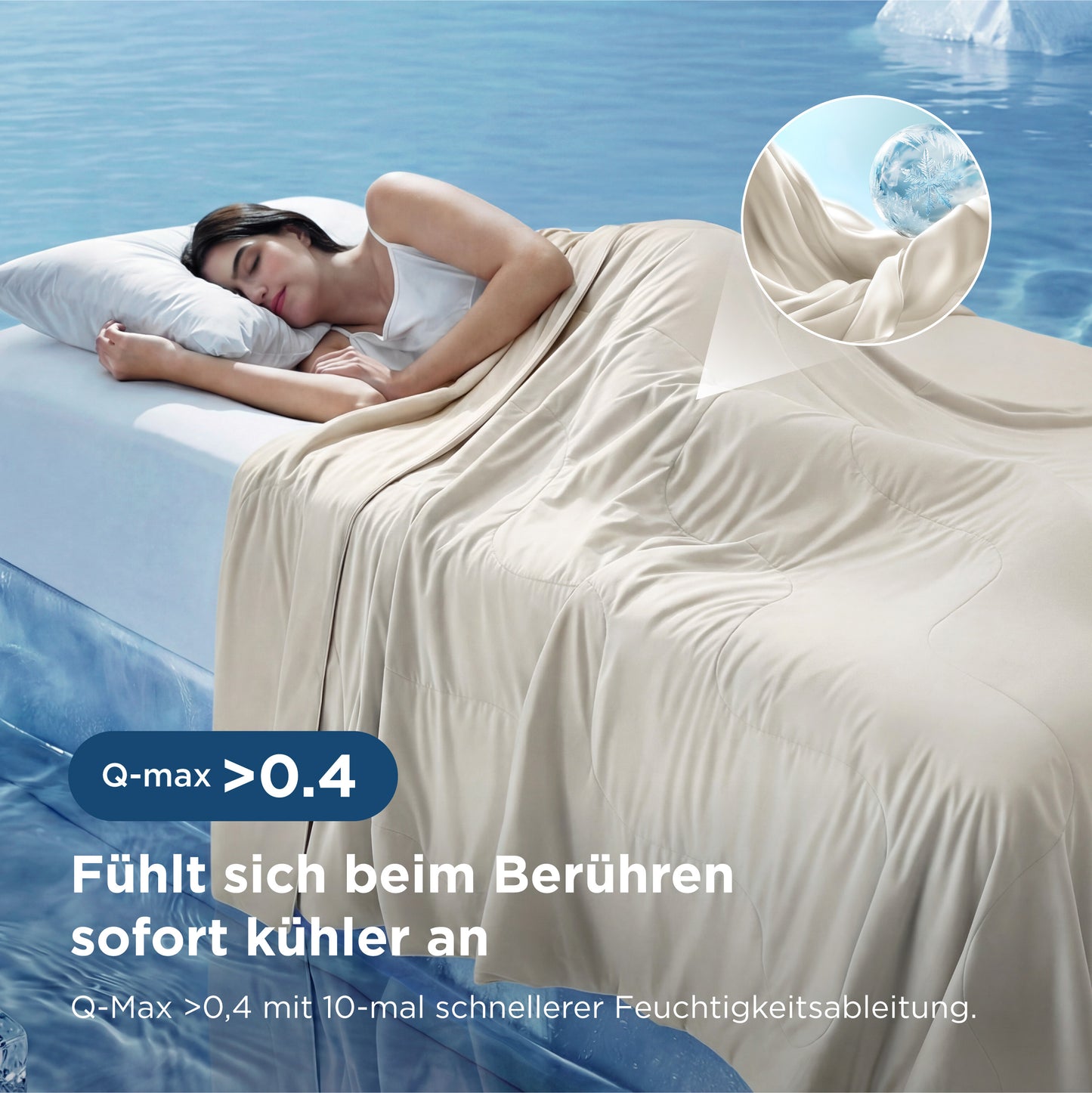Kühlende Sommerdecke