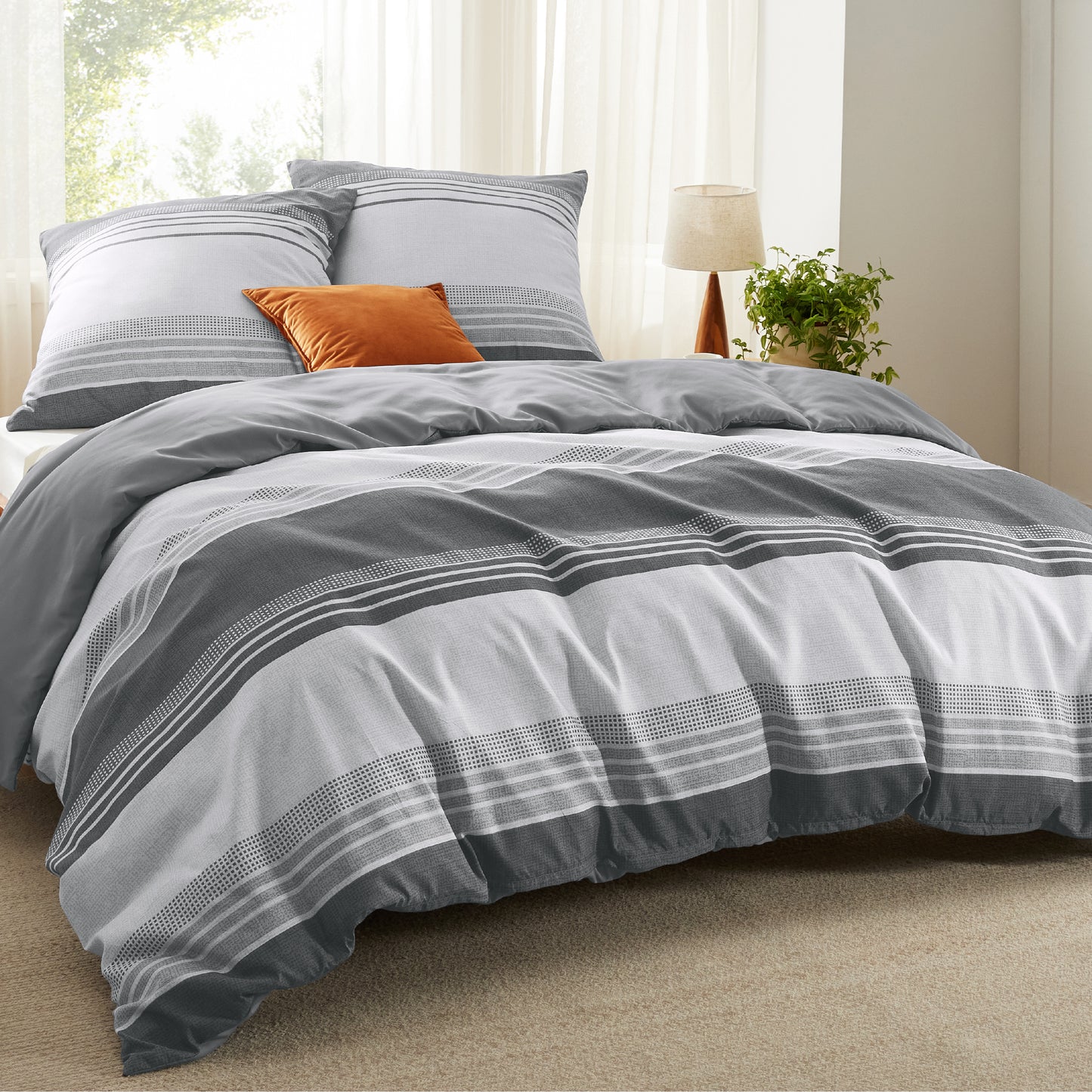 Polyester Mikrofaser Bettwäsche Set Mit Muster