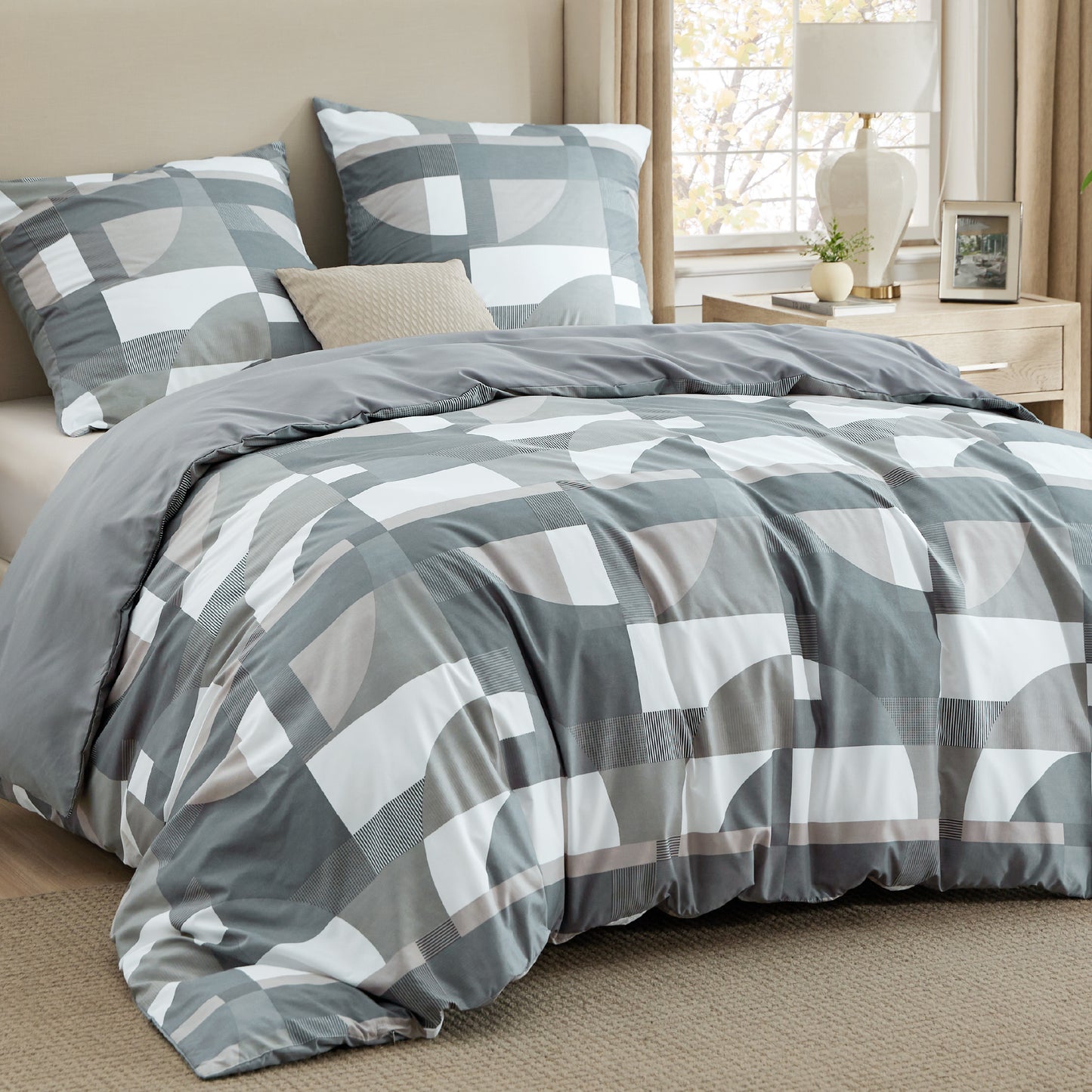 Polyester Mikrofaser Bettwäsche Set Mit Muster