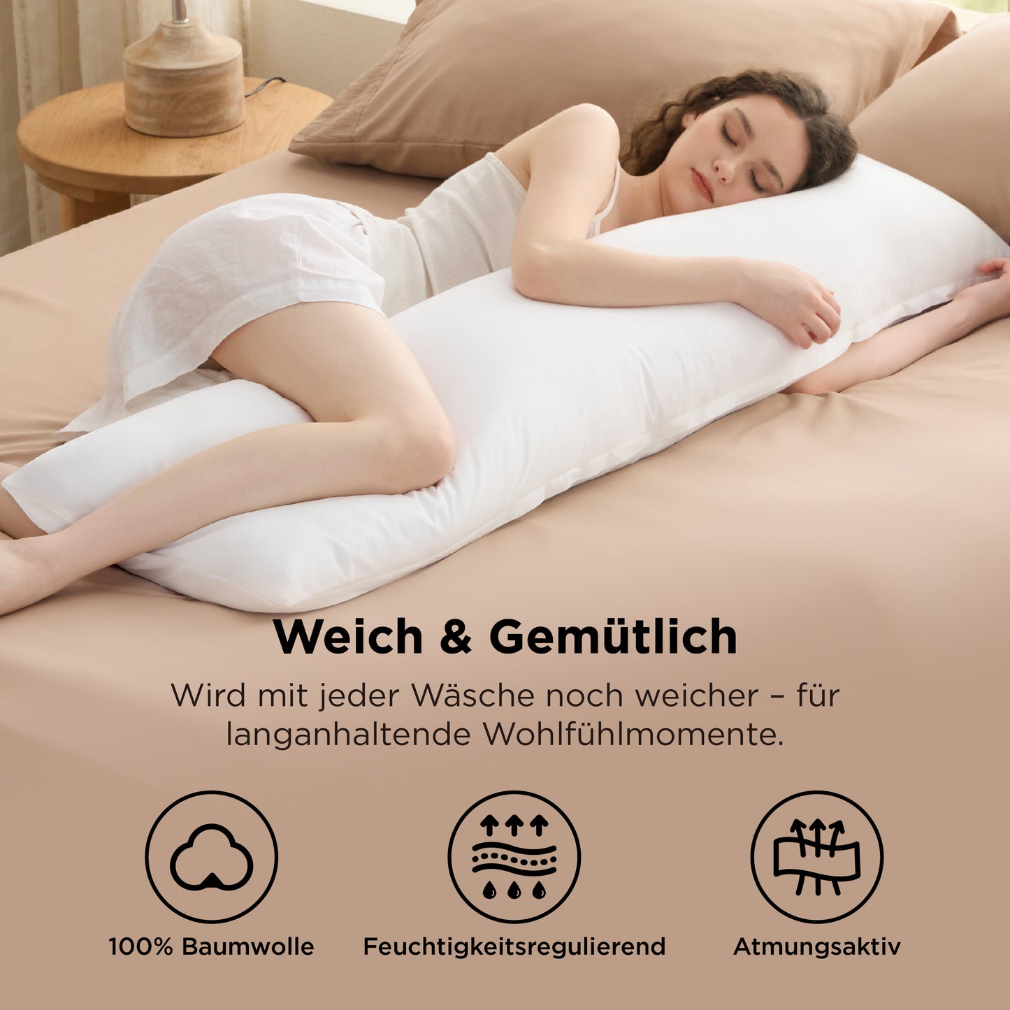 Kissenbezüge aus 100% Perkal-Baumwolle