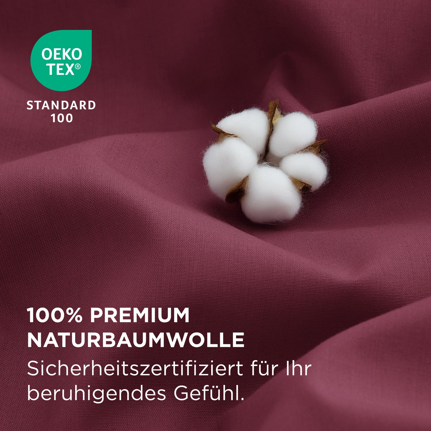 100% Perkal-Baumwolle Bettwäsche Set