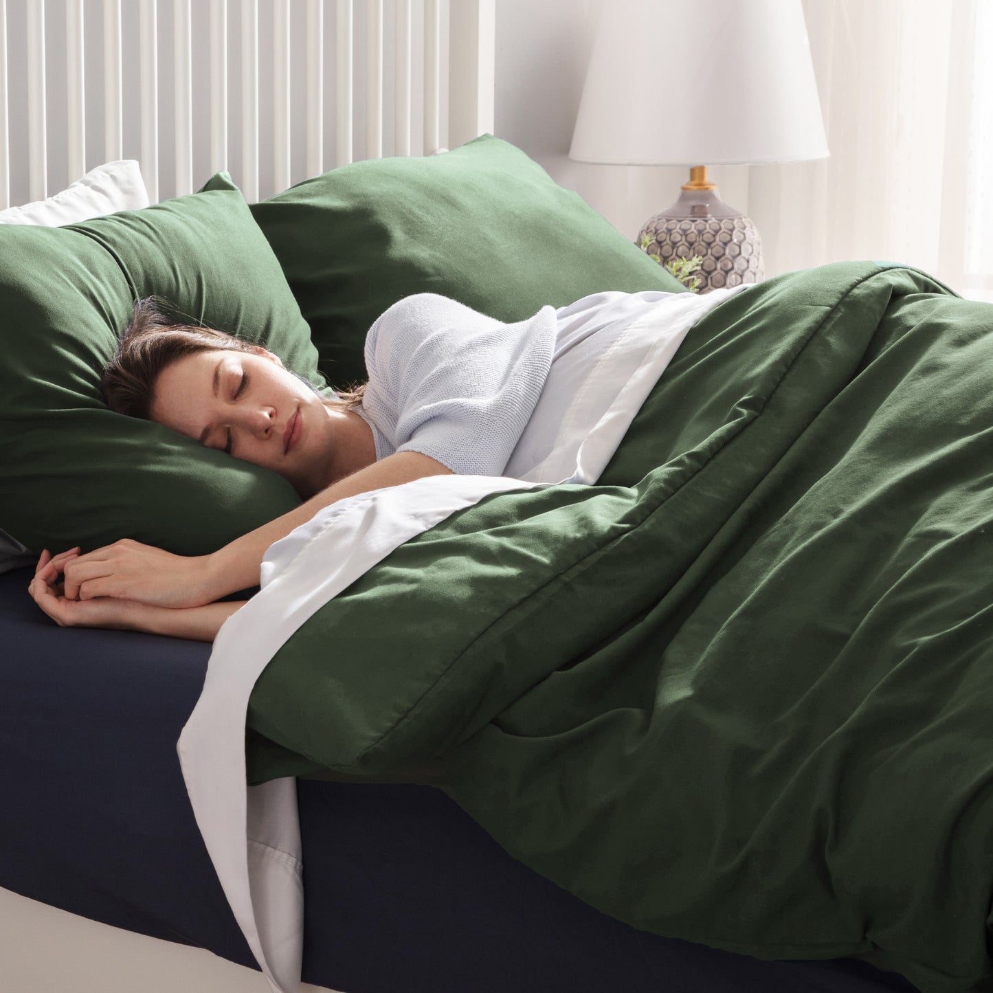 Gebürstetes Polyester Mikrofaser-Bettwäsche-Set