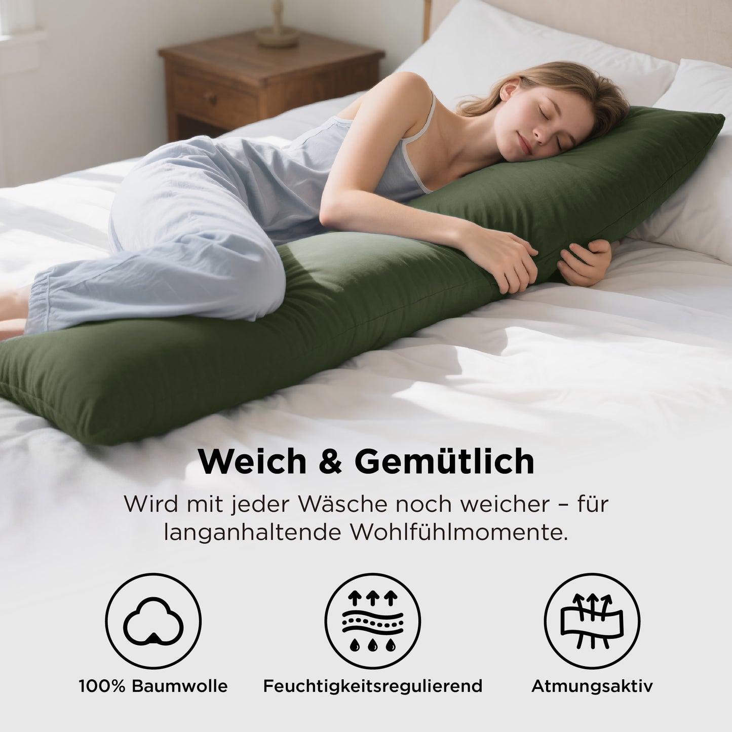 Kissenbezüge aus 100% Perkal-Baumwolle