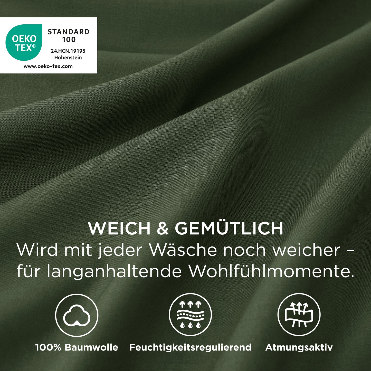 Kissenbezüge aus 100% Perkal-Baumwolle