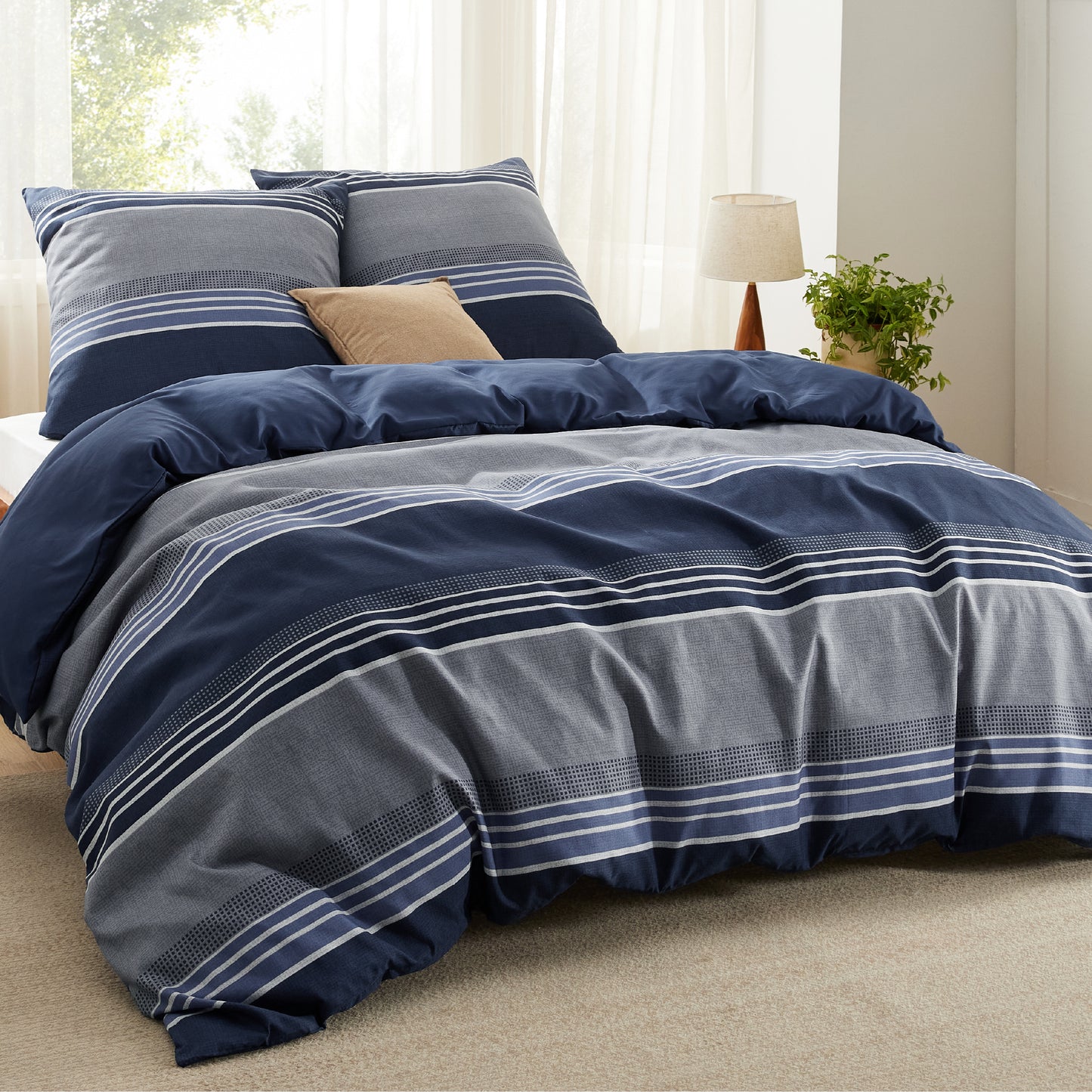 Polyester Mikrofaser Bettwäsche Set Mit Muster