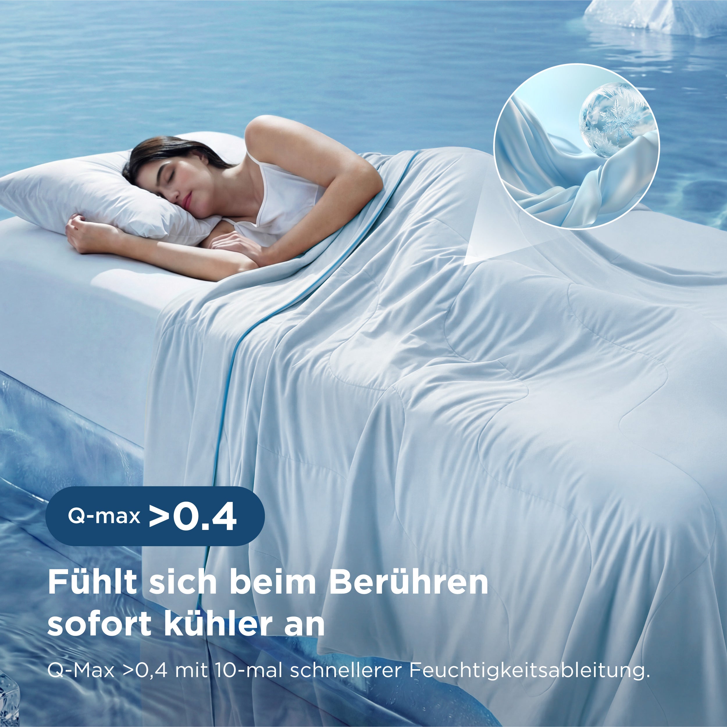Kühlende Sommerdecke