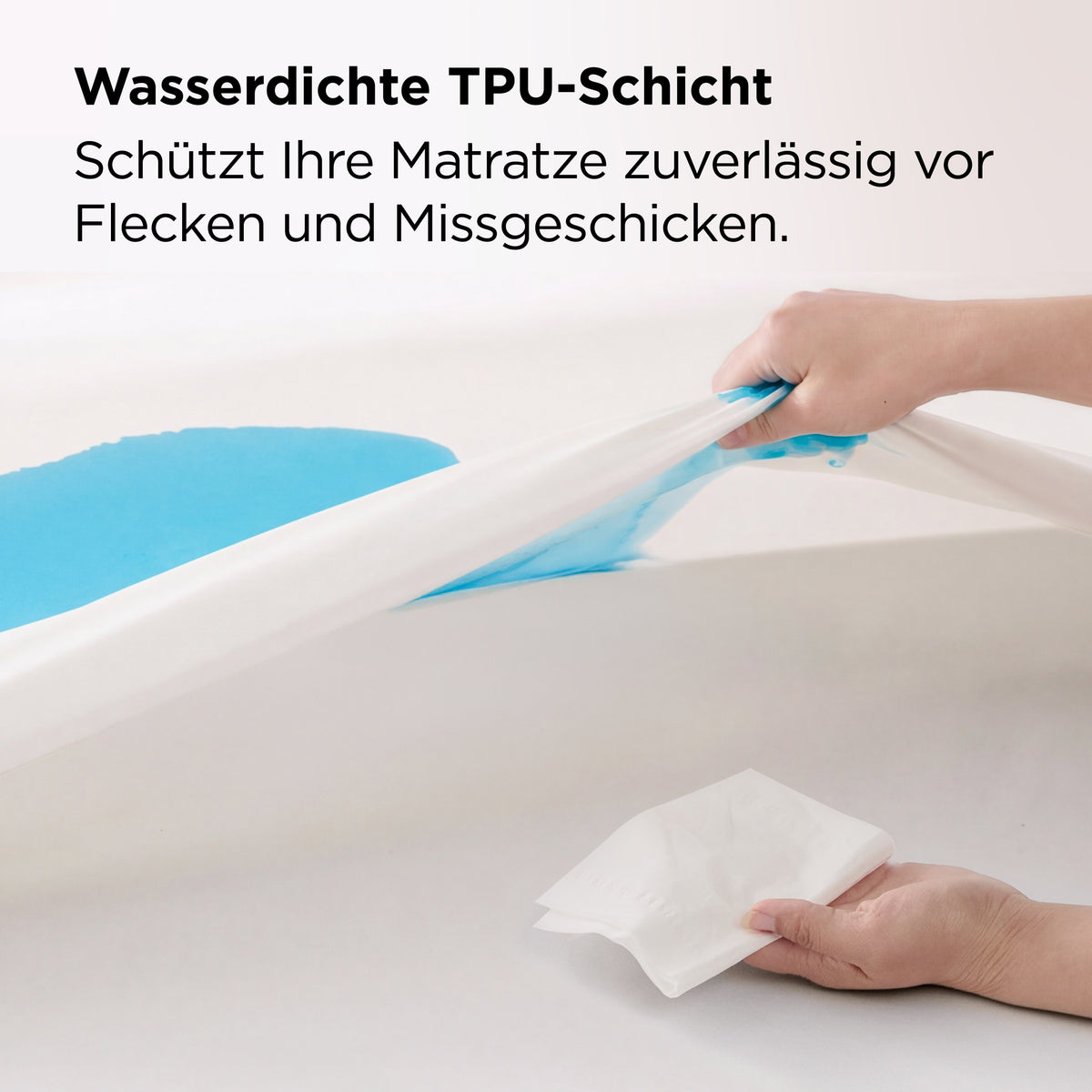 Wasserdichter Matratzenschoner mit Milbenschutz
