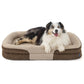 Ovales Hundekissenmit Nackenrolle