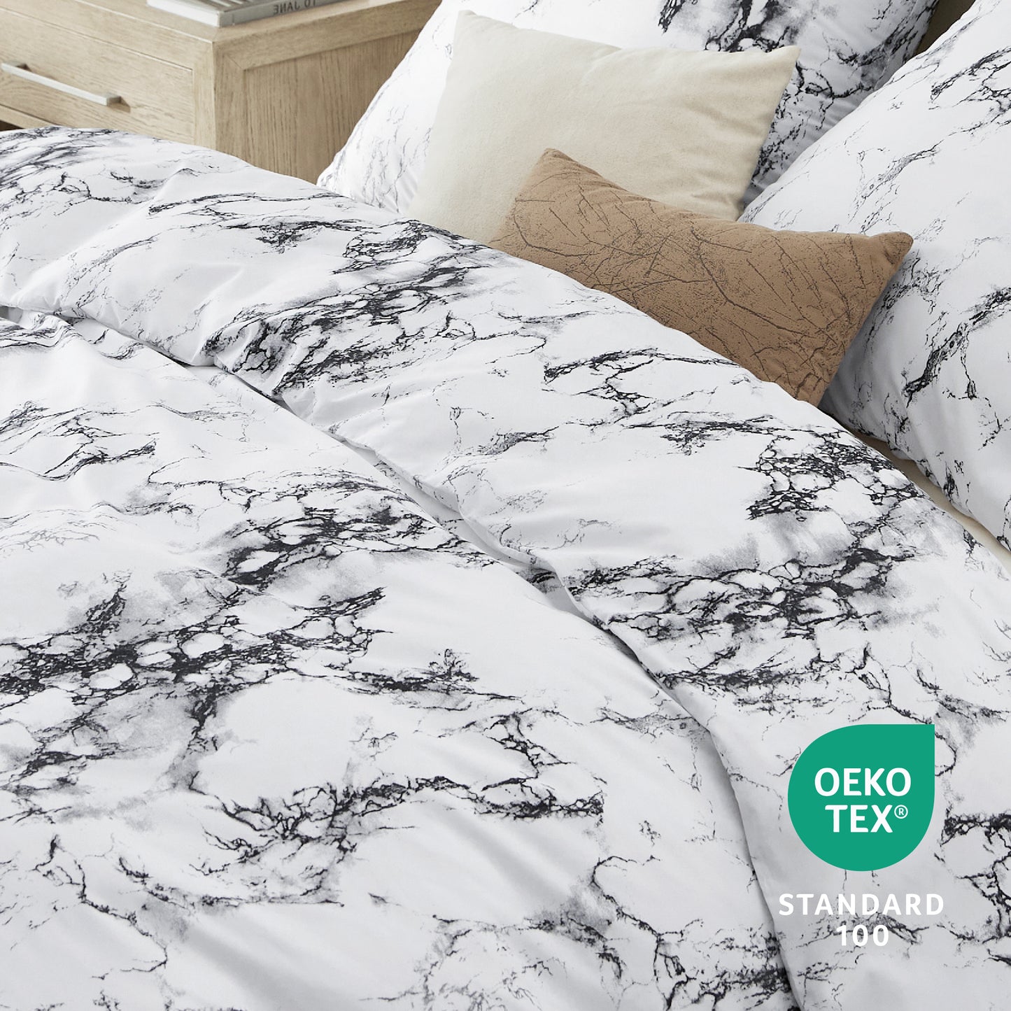 Polyester Mikrofaser Bettwäsche Set Mit Muster