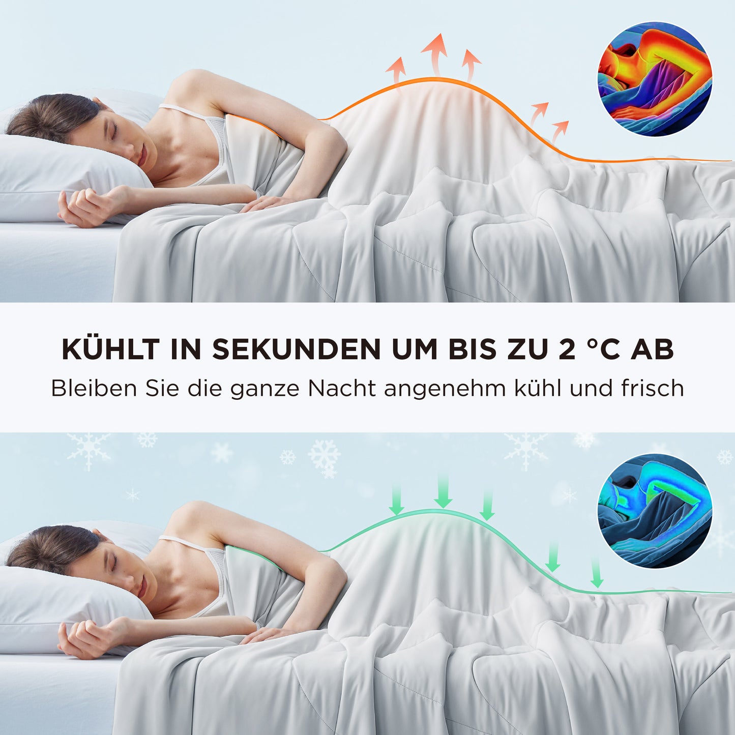 Kühlbettdecke