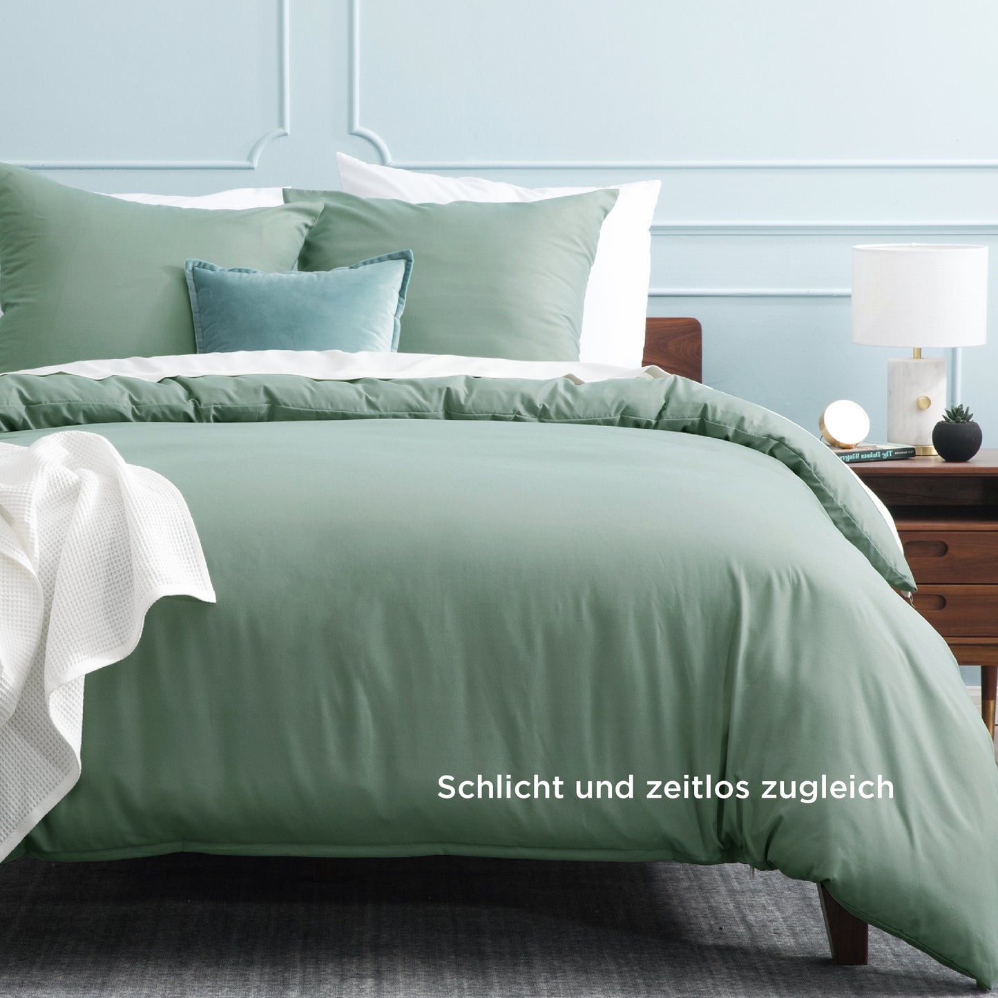 Gebürstetes Polyester Mikrofaser-Bettwäsche-Set