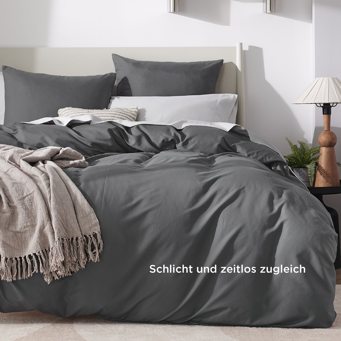Gebürstetes Polyester Mikrofaser-Bettwäsche-Set