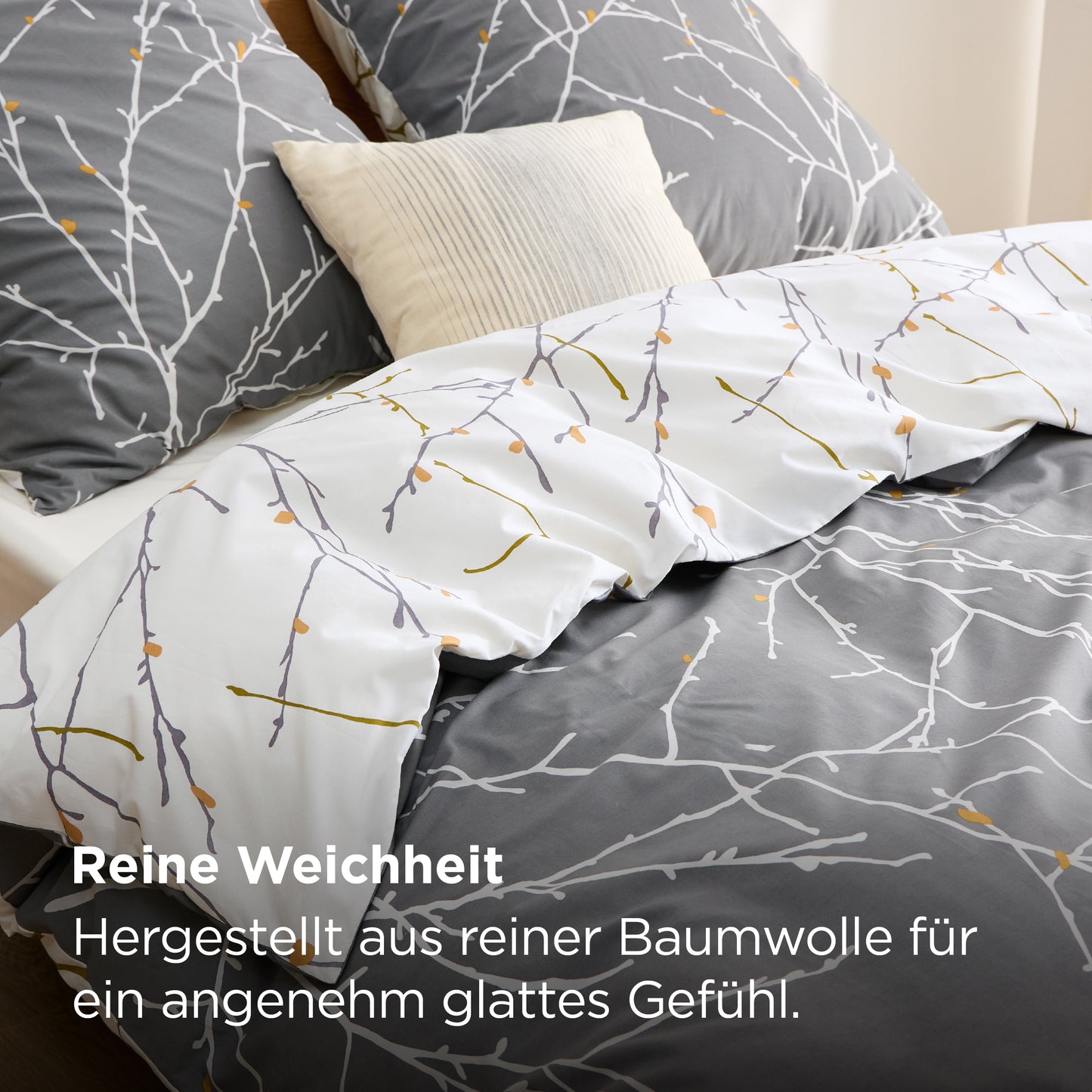 100% Baumwolle Bettwäsche Set Mit Muster