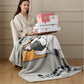 Bedruckte Flanell-Fleece-Decke Zum Verschenken