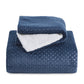 Flauschiges Fleece Bettwäsche Set mit Waffelstruktur
