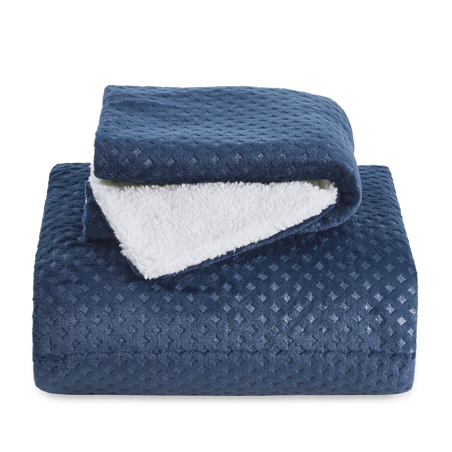 Flauschiges Fleece Bettwäsche Set mit Waffelstruktur