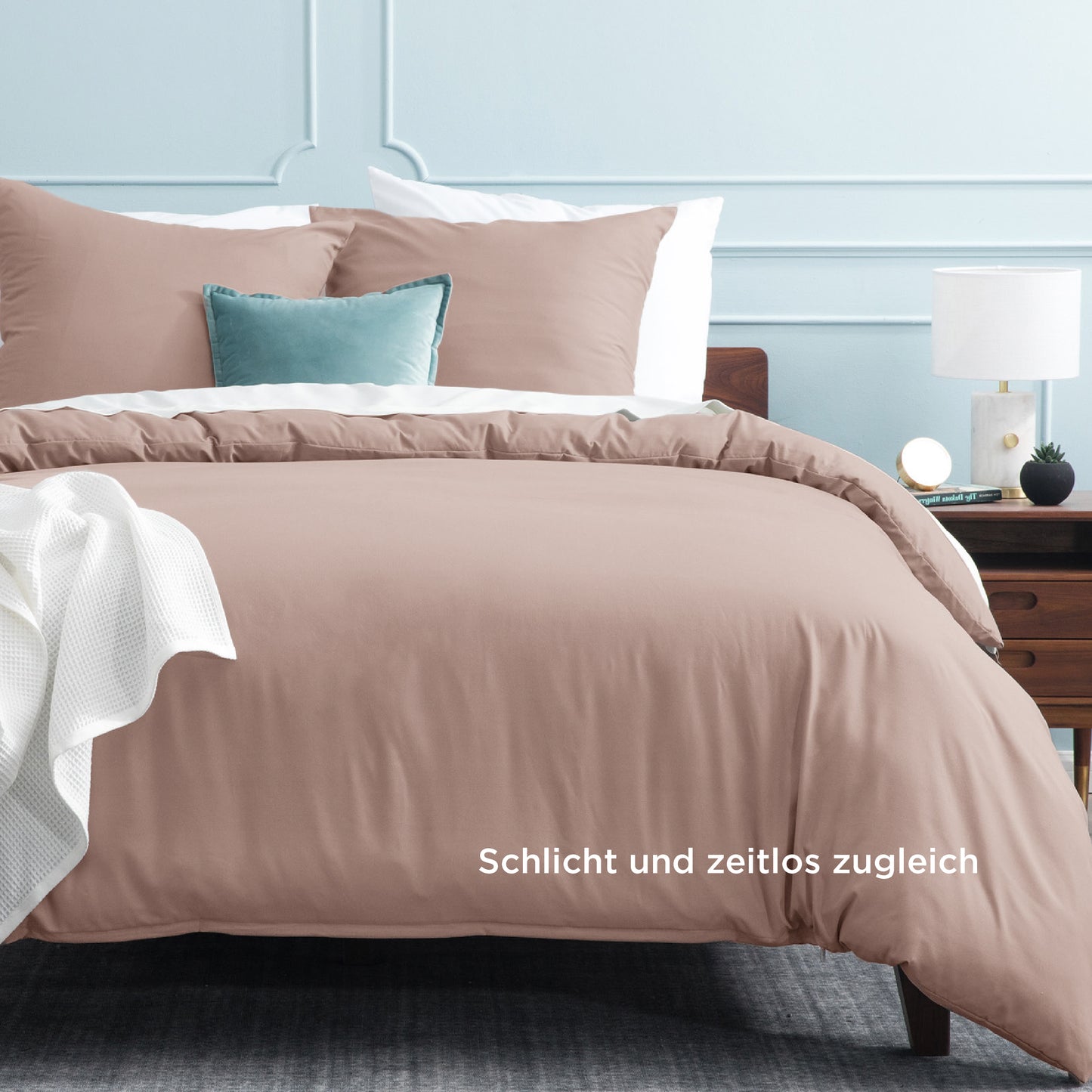 Gebürstetes Polyester Mikrofaser-Bettwäsche-Set