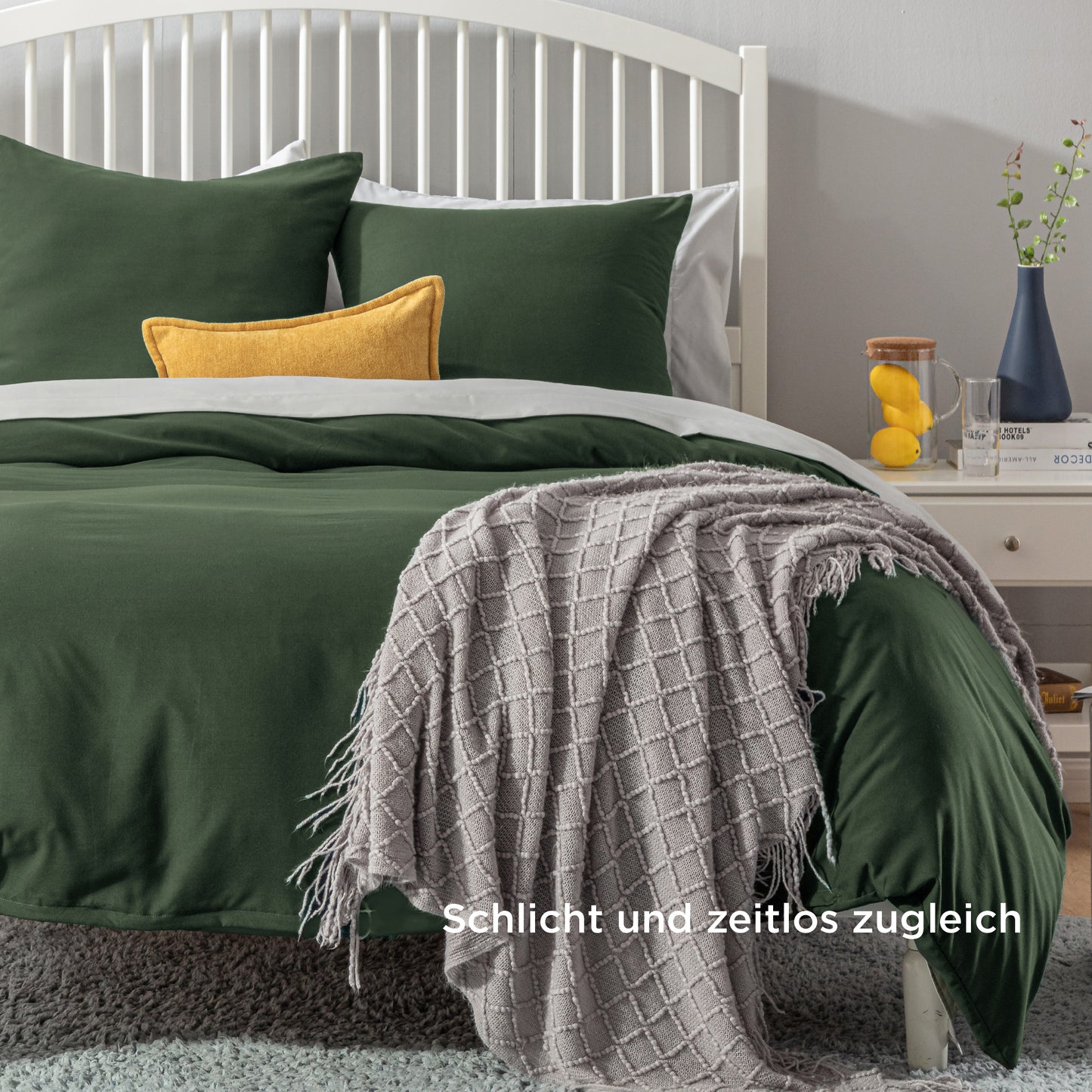 Gebürstetes Polyester Mikrofaser-Bettwäsche-Set