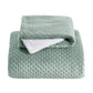 Flauschiges Fleece Bettwäsche Set mit Waffelstruktur
