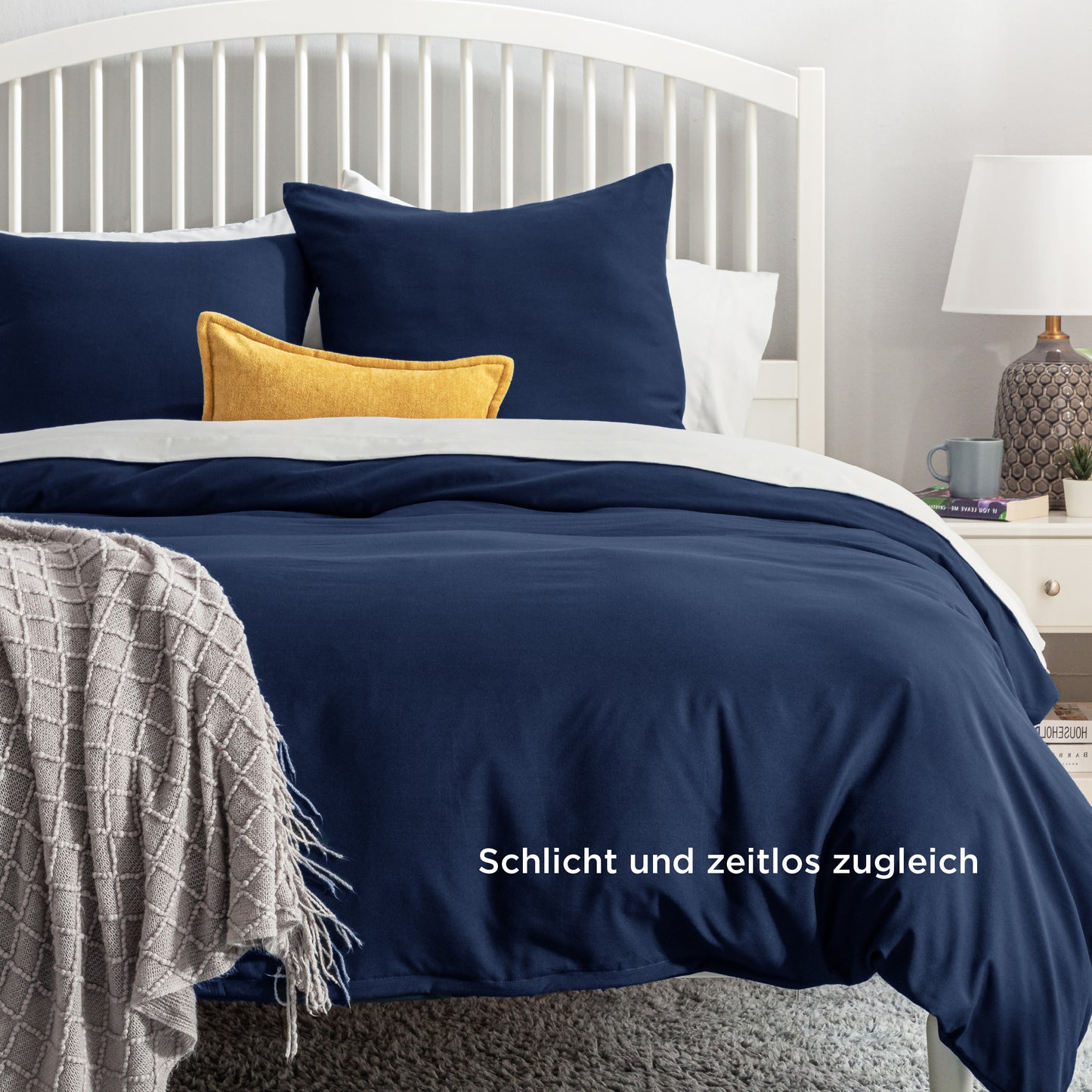 Gebürstetes Polyester Mikrofaser-Bettwäsche-Set